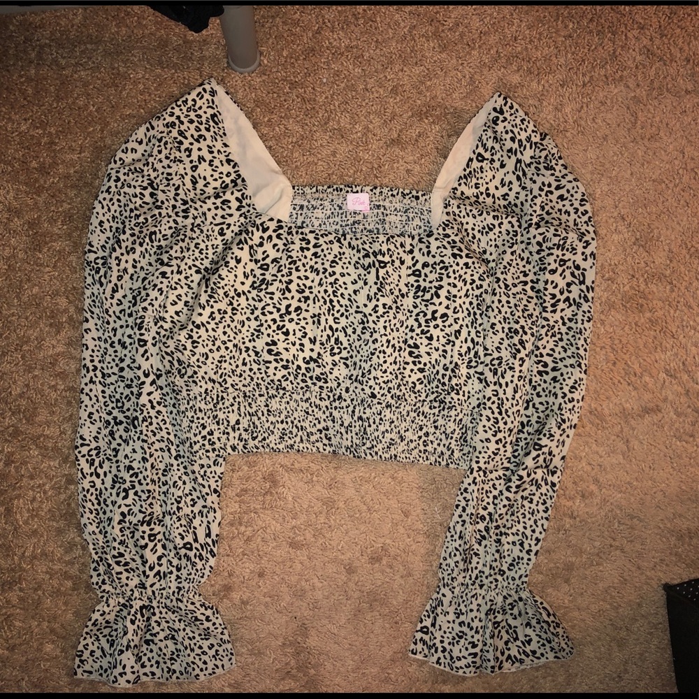 Pink Lily crop top